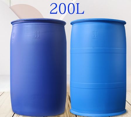 HDPE 200 리터 화학 드럼 OEM / ODM 이중 링 드럼 청색