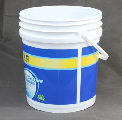 OEM / ODM 5 갤런 소성 도료 양동 HDPE 세미 무색 페인트 들통