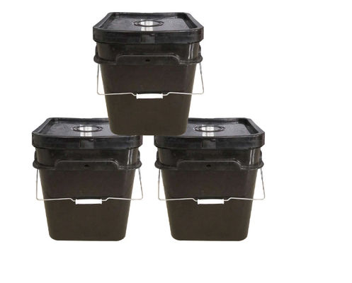 원통 소성 도료 양동 HDPE 20 더 밝혀진 양동 관습 인쇄된 ISO9001