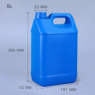 5L 플라스틱 재리 캔은 핸들로 5 밝혀지는 HDPE 재리 캔을 에워쌌습니다