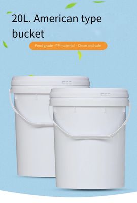 페인트를 위한 ODM 20 더 밝혀진 플라스틱 드럼 HDPE 20L 식품 등급 양동