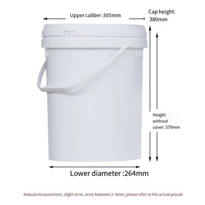 커버 PP와 오래가는 플라스틱 버켓 페인트 드럼 배럴 20L HDPE
