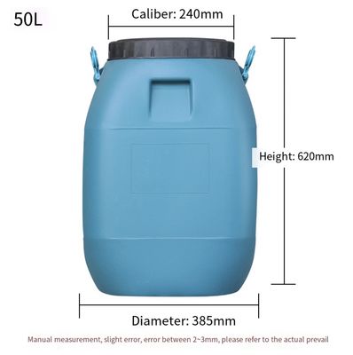 화학 산업 ISO9001을 위해 재사용할 수 있는 HDPE 50 리터 플라스틱 드럼