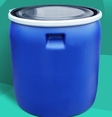 150L 철 hoop 파란색 반 잘라 열린 둥근 드럼 플라스틱 화학 포장 드럼